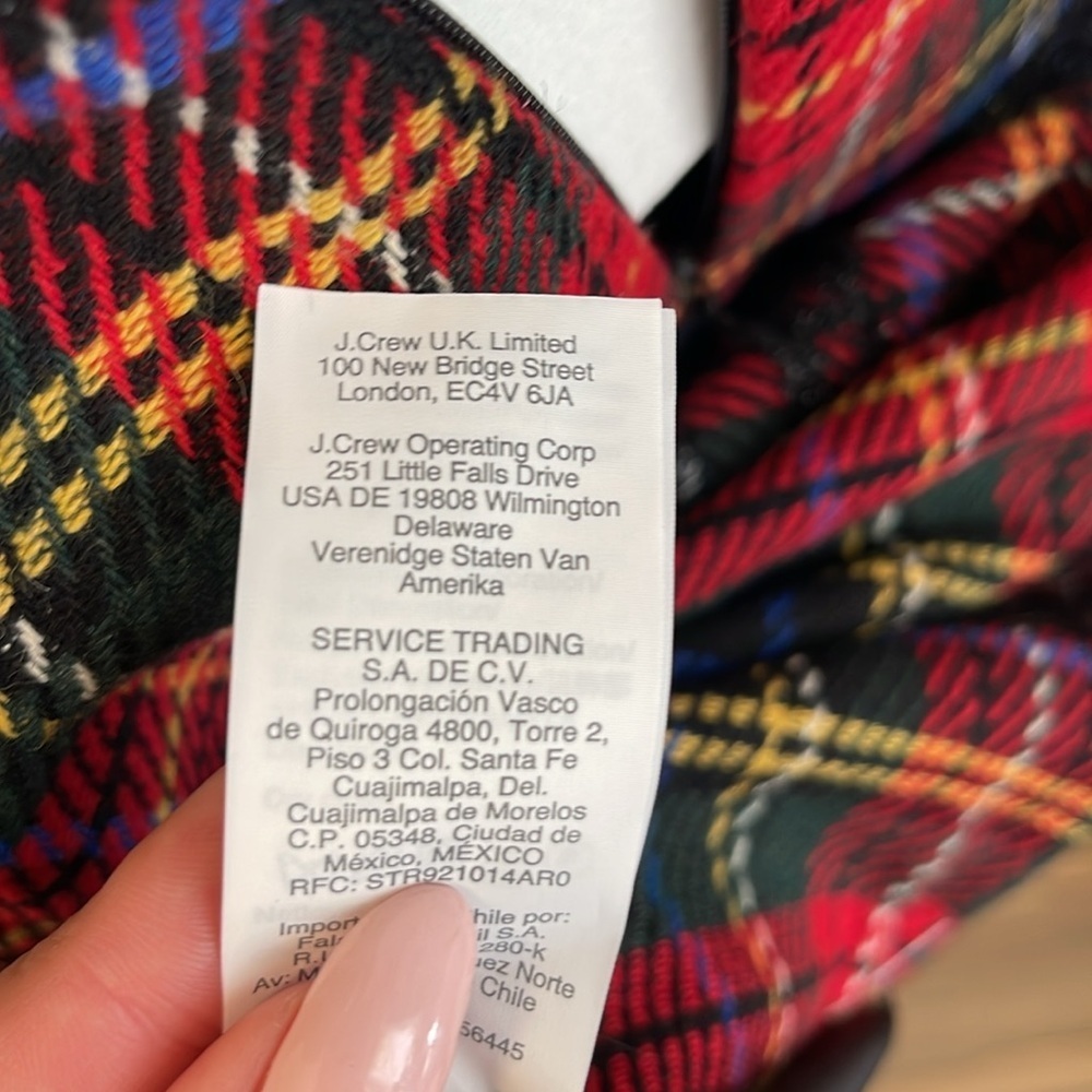 NWT J. Crew Red and Black Sheath Sleeveless Midi Dress - Picture 9 of 10